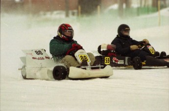 Retour dans le passé - Karting sur glace à Granby - 2000