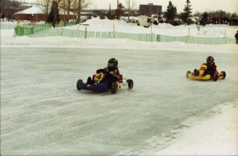 Retour dans le passé - Karting sur glace à Granby - 2000