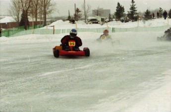 Retour dans le passé - Karting sur glace à Granby - 2000